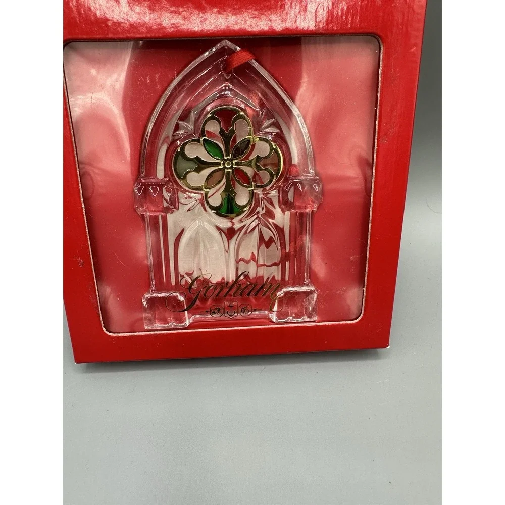 Gorham FRENCH CATHEDRAL ROSE WINDOW Ornament with box